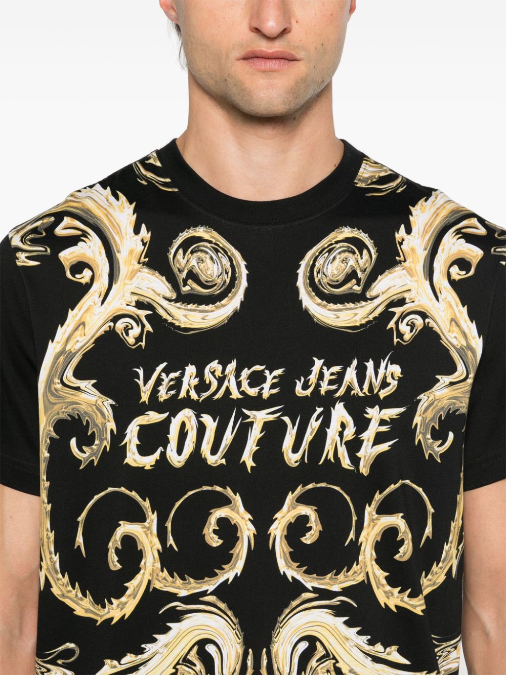 Maglia maniche corte versace online